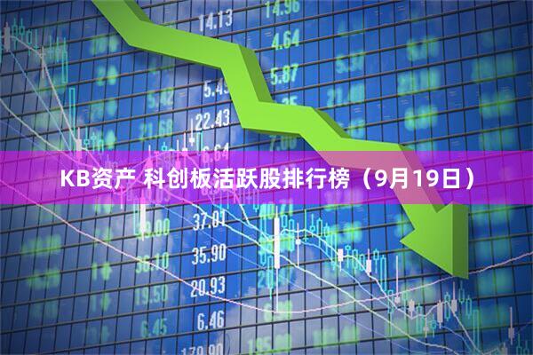 KB资产 科创板活跃股排行榜（9月19日）