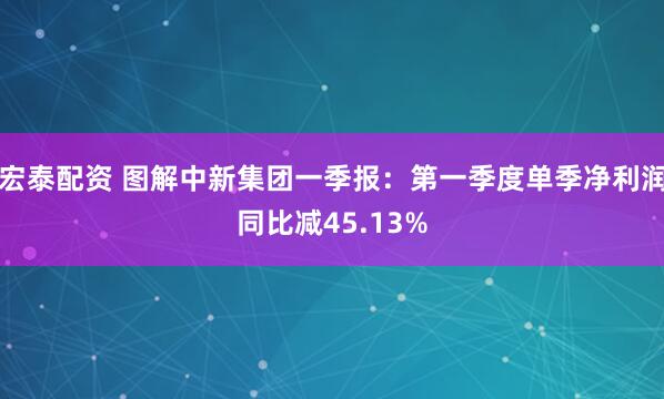 宏泰配资 图解中新集团一季报：第一季度单季净利润同比减45.13%