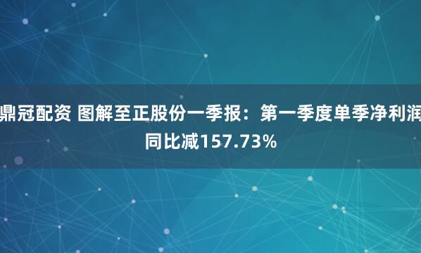 鼎冠配资 图解至正股份一季报：第一季度单季净利润同比减157.73%